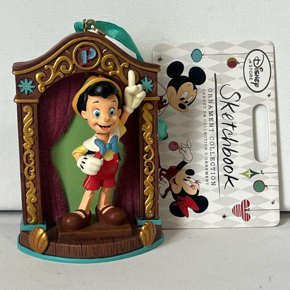 NWT Disney 2014 Sketchbook Pinocchio Ornament